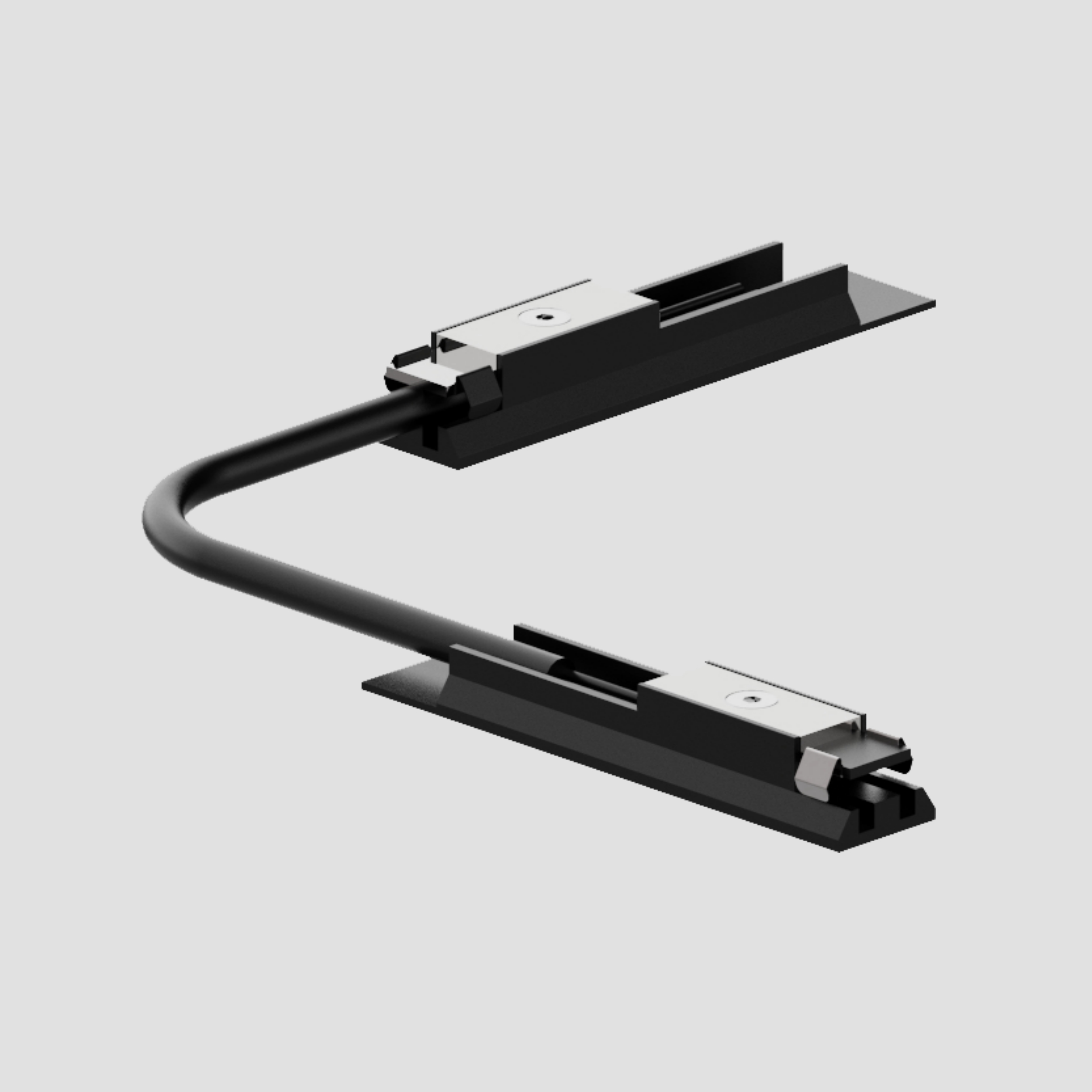 SISTEMA DE RIEL MAGNÉTICO MINI ULTRADELGADO CONECTOR FLEXIBLE