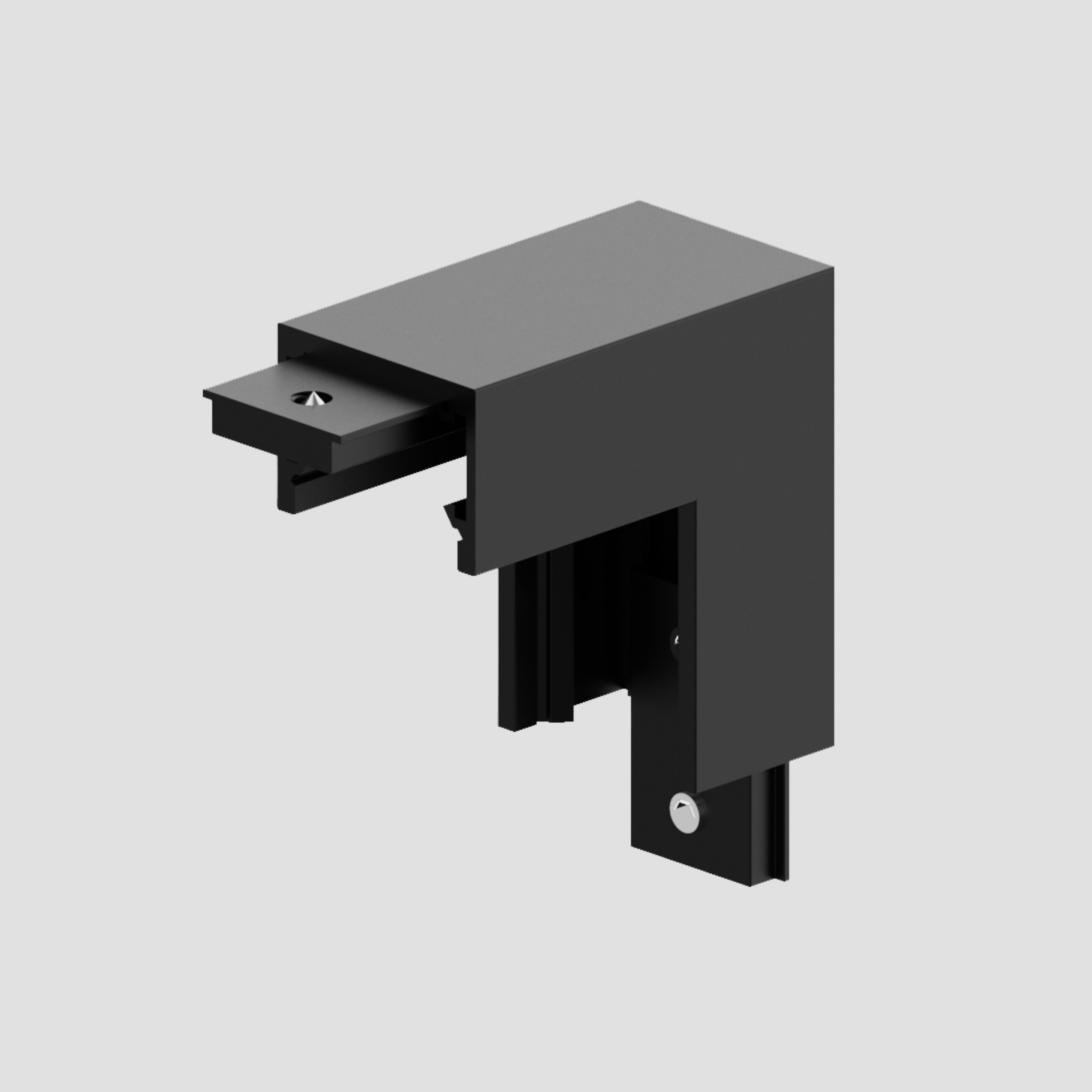 SISTEMA DE RIEL MAGNÉTICO MINI ULTRADELGADO ÁNGULO SOBREPUESTO